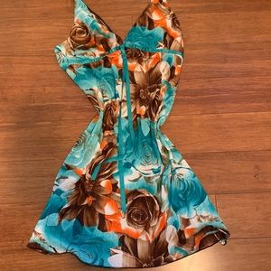 Club or night out dress bought in moorea super flattering and quality material